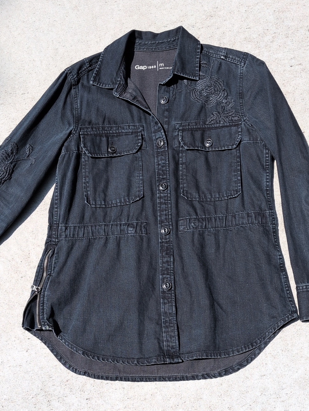 Embroidered Denim Shirt orJacket